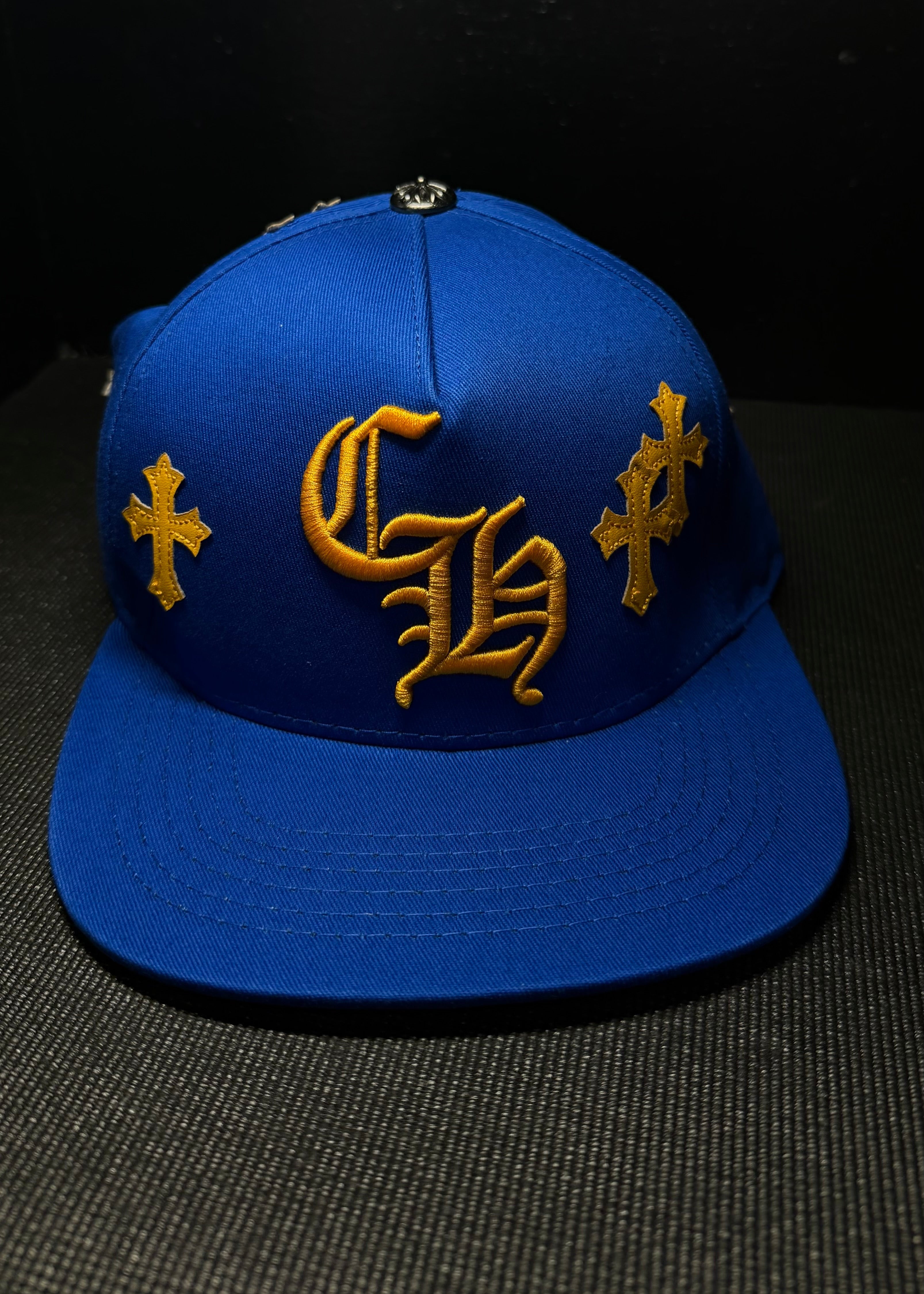 CHROME HEARTS gorra azul