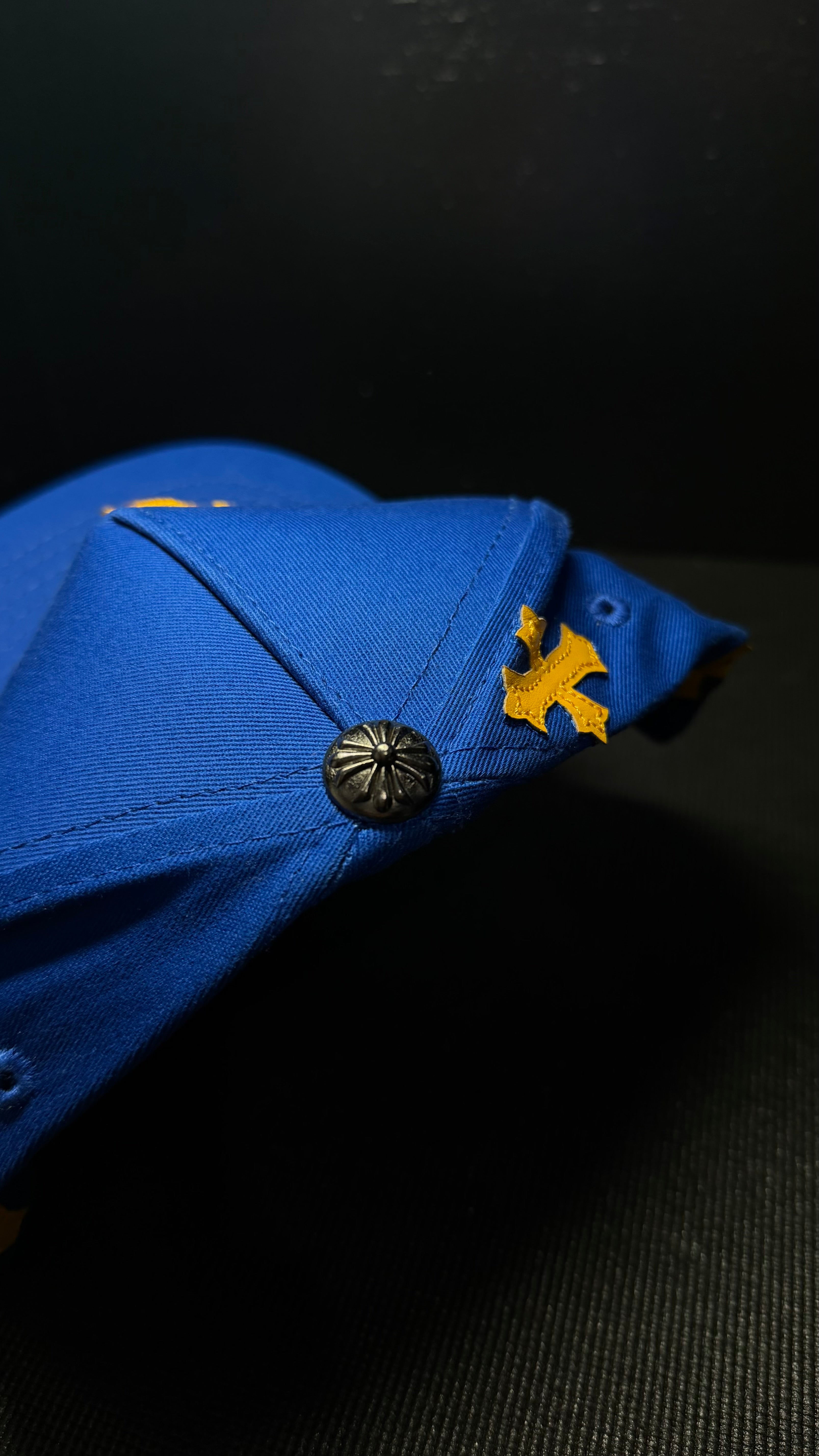 CHROME HEARTS gorra azul