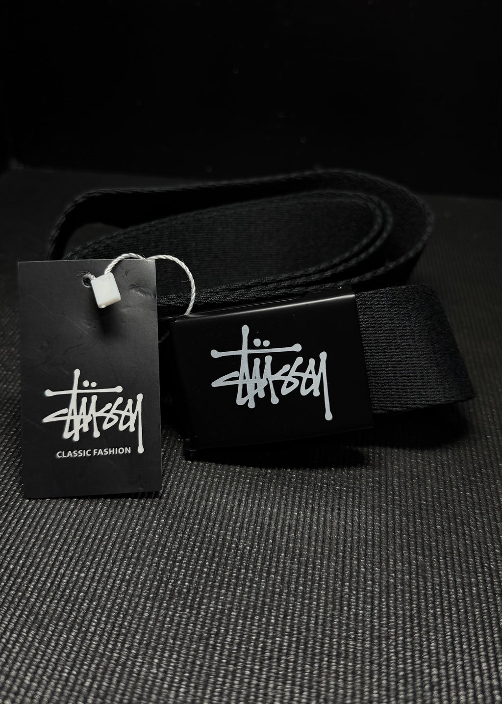 STUSSY cincho negro