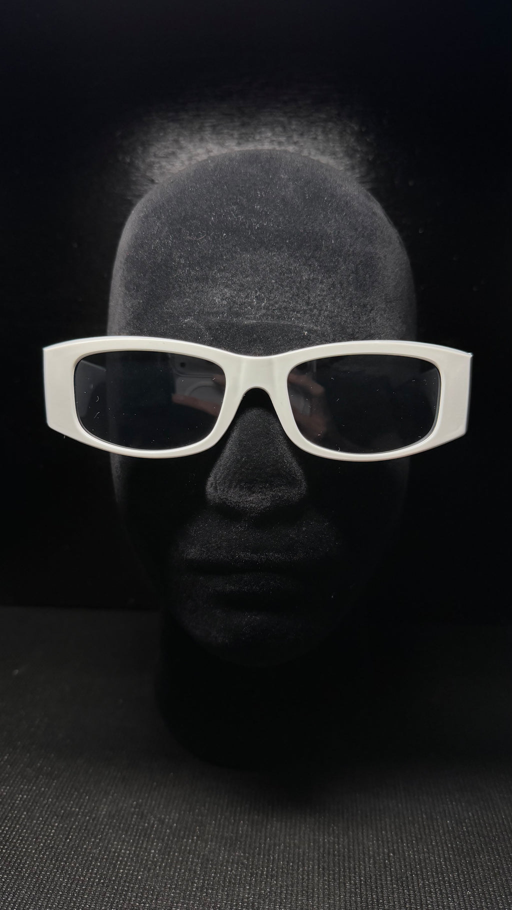 PALM ANGELS gafas blanco y dorado