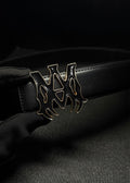 AMIRI cincho Logo DORADO