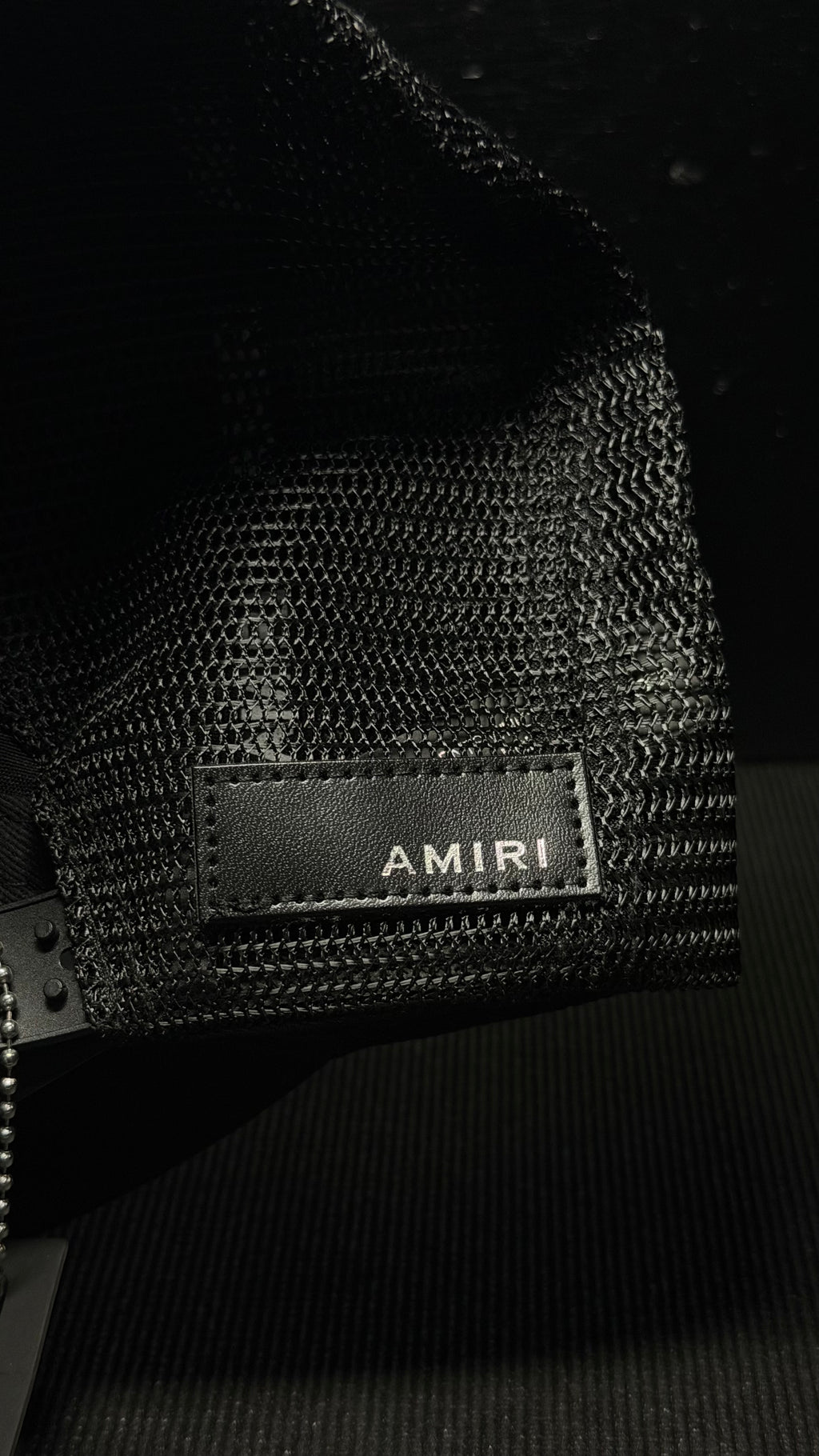 AMIRI LOGO Gorra negra
