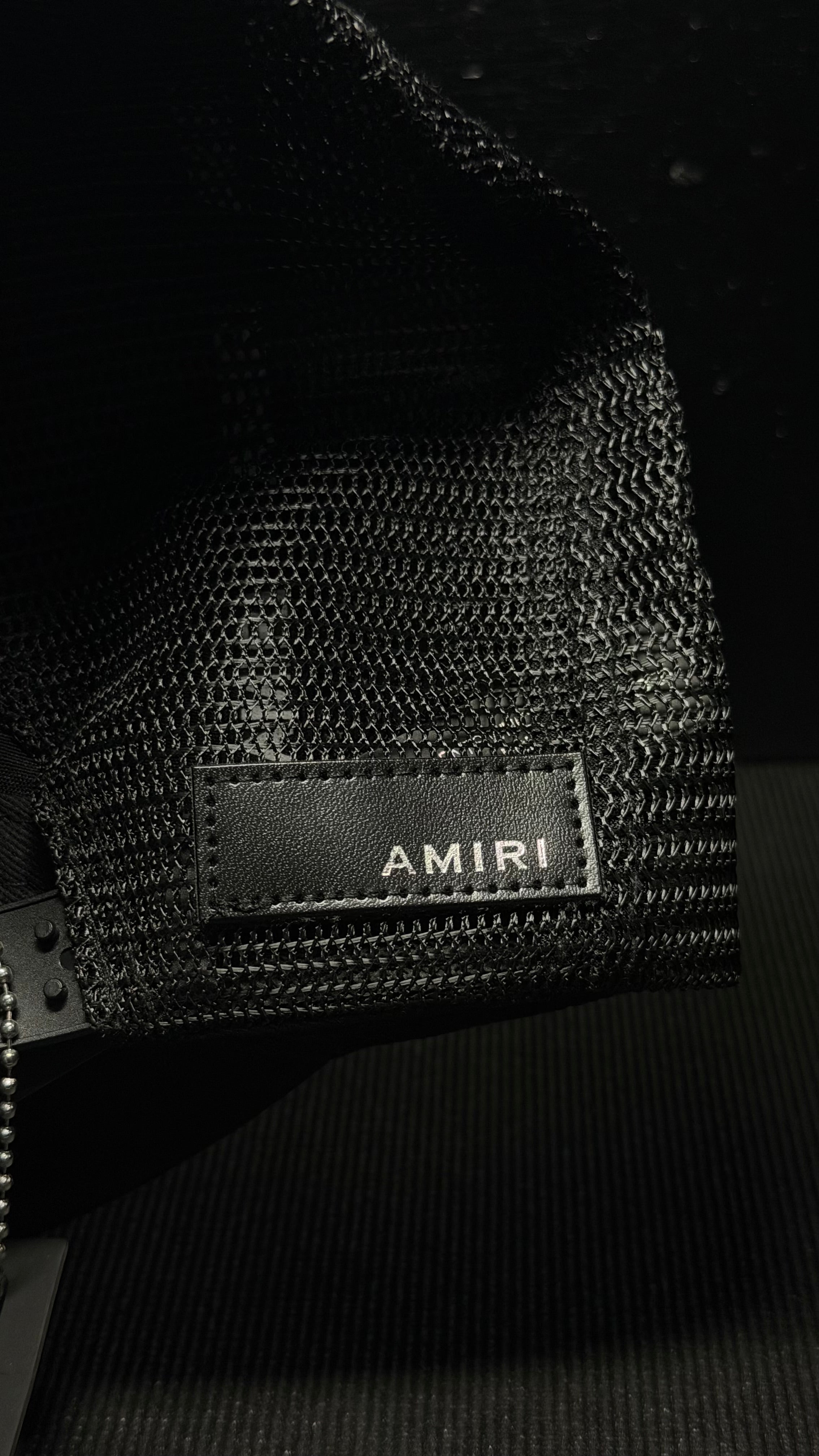 AMIRI LOGO Gorra negra