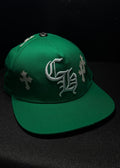 CHROME HEARTS gorra verde