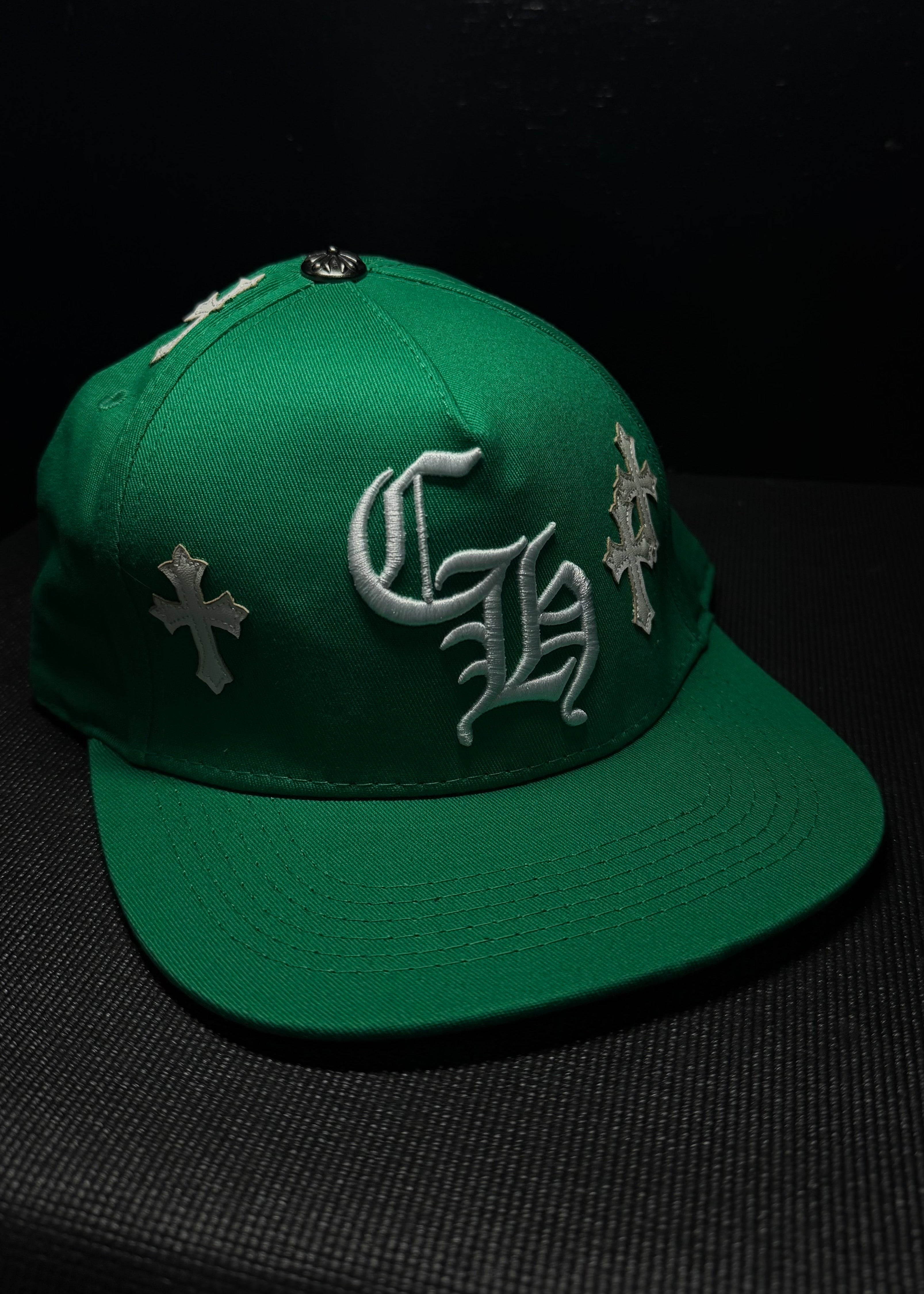 CHROME HEARTS gorra verde