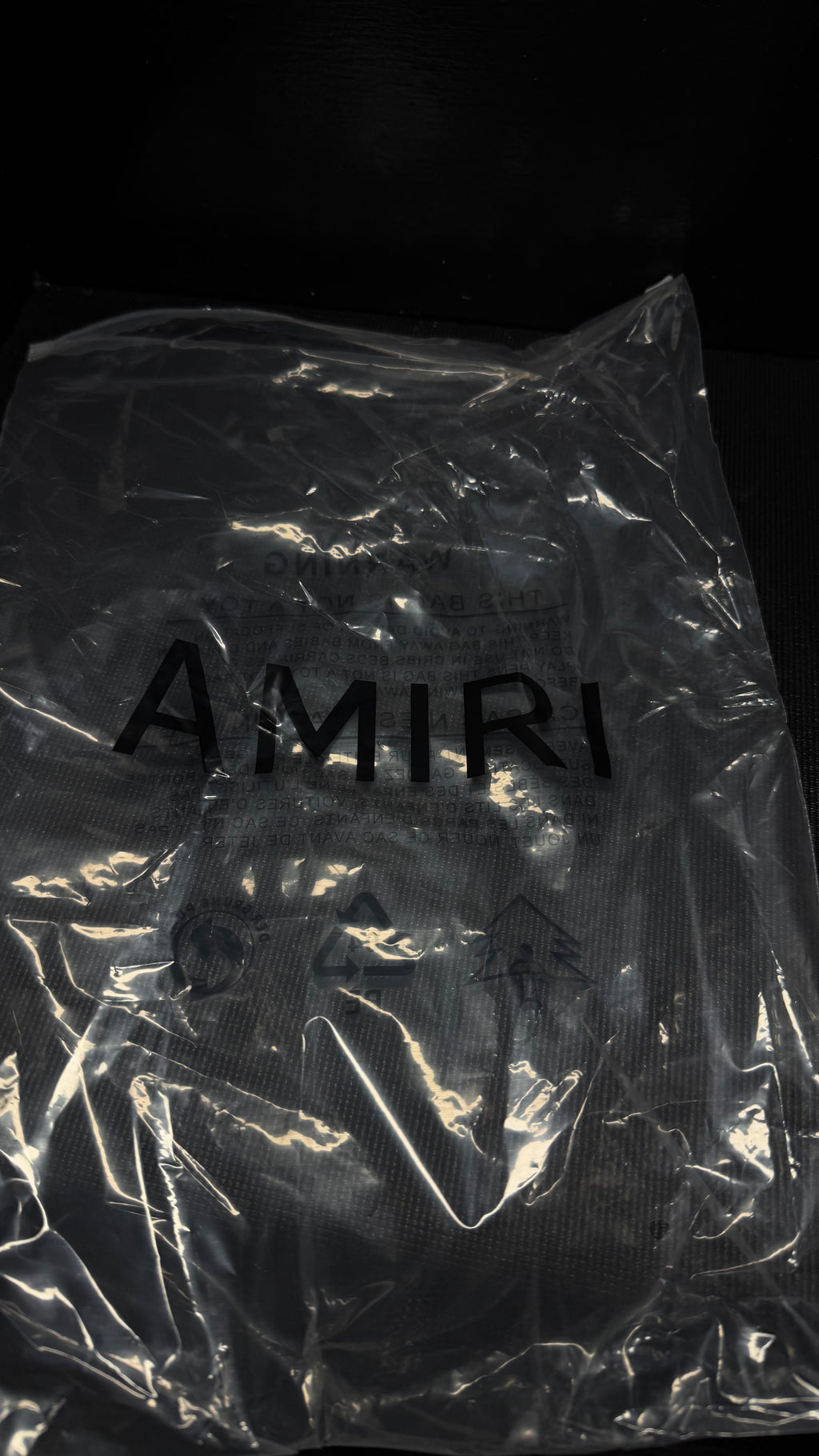 AMIRI LOGO Gorra negra