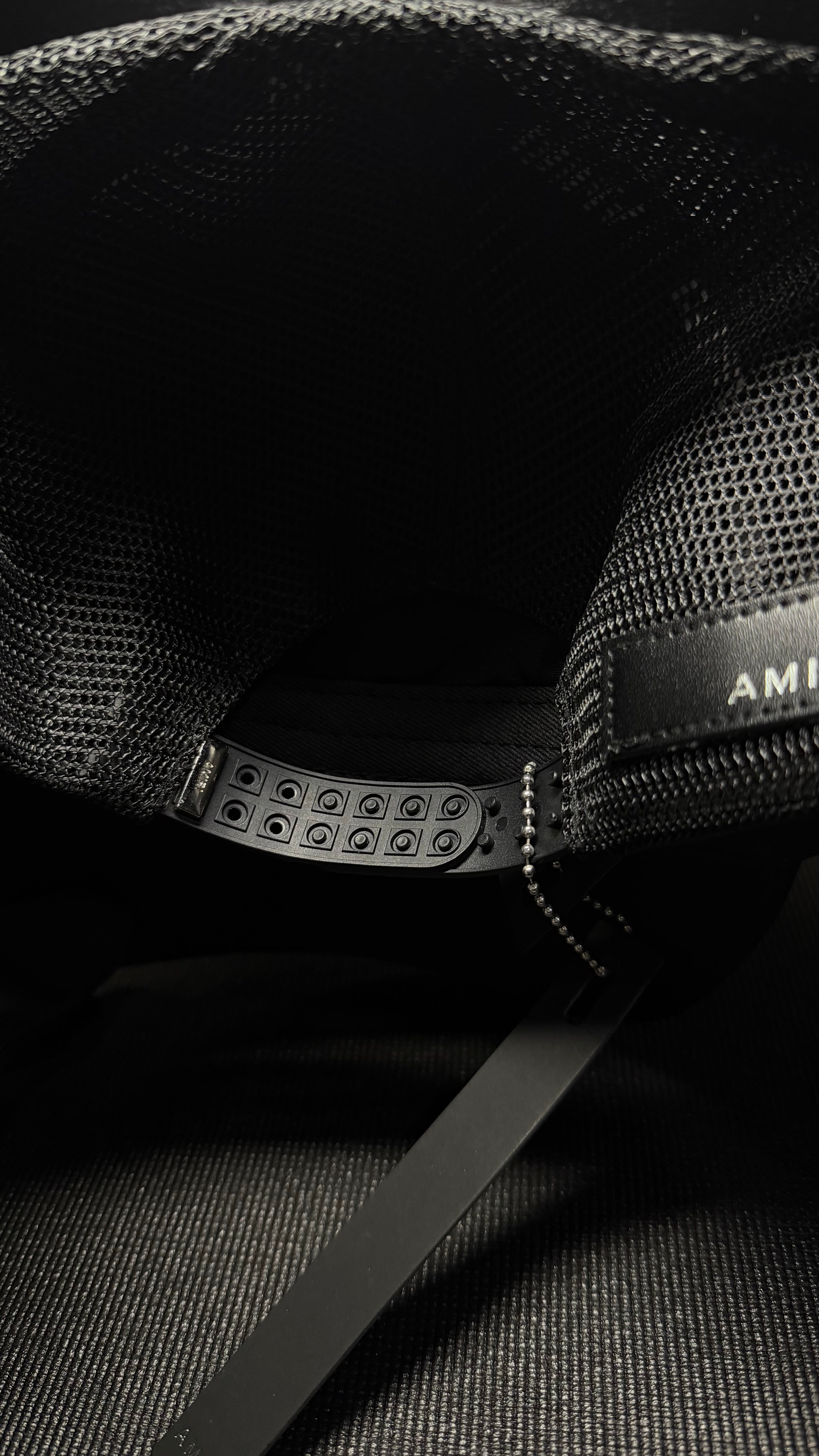 AMIRI LOGO Gorra negra