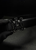 AMIRI cincho logo plateado