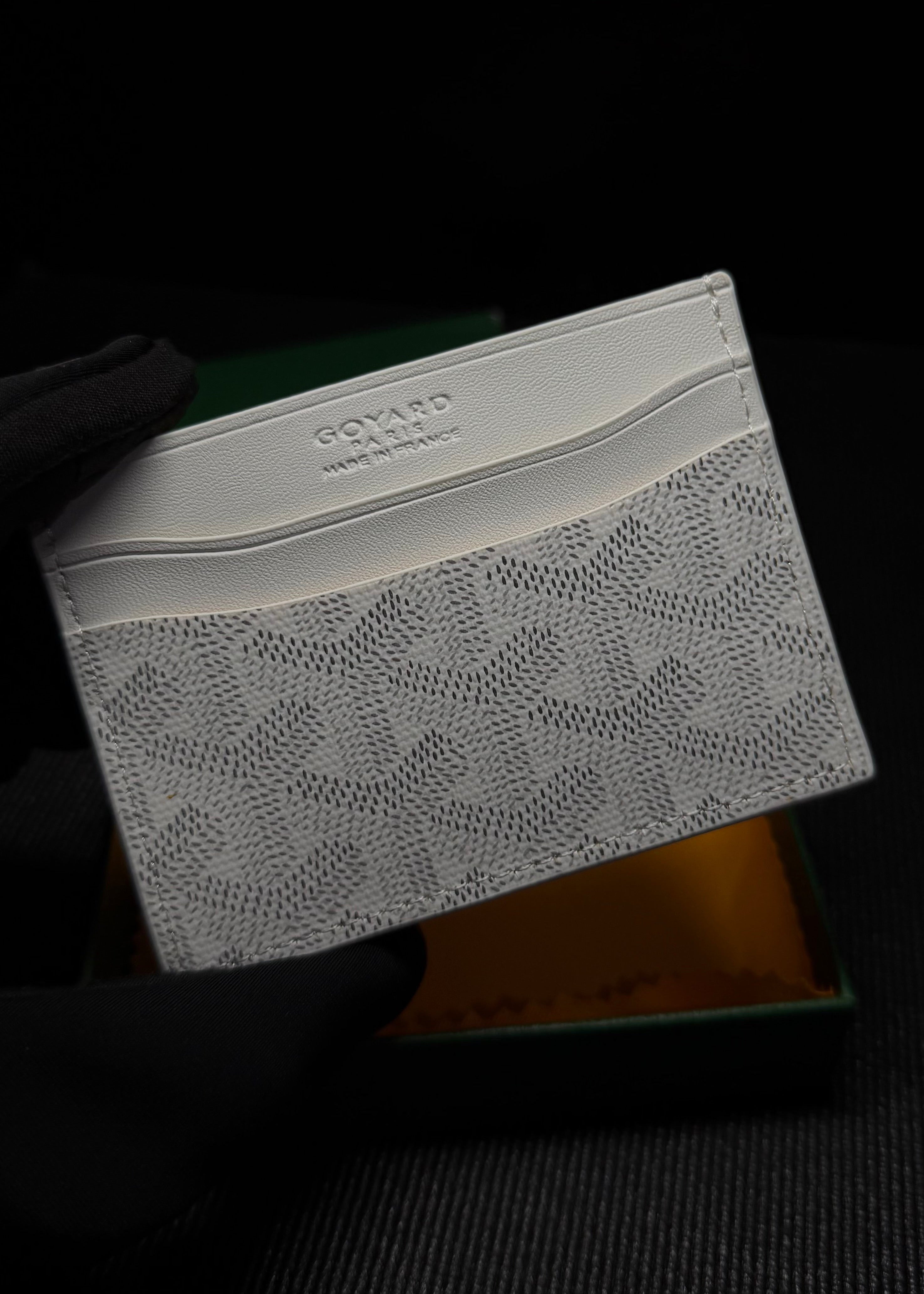 GOYARD tarjetero blanco