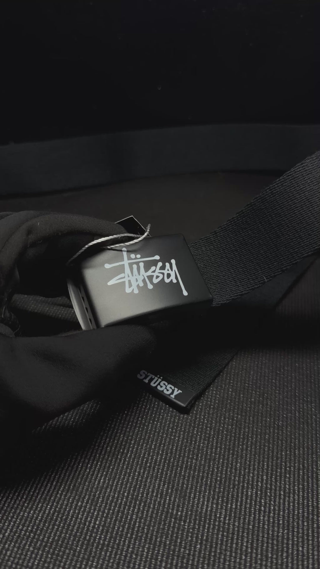 STUSSY cincho negro