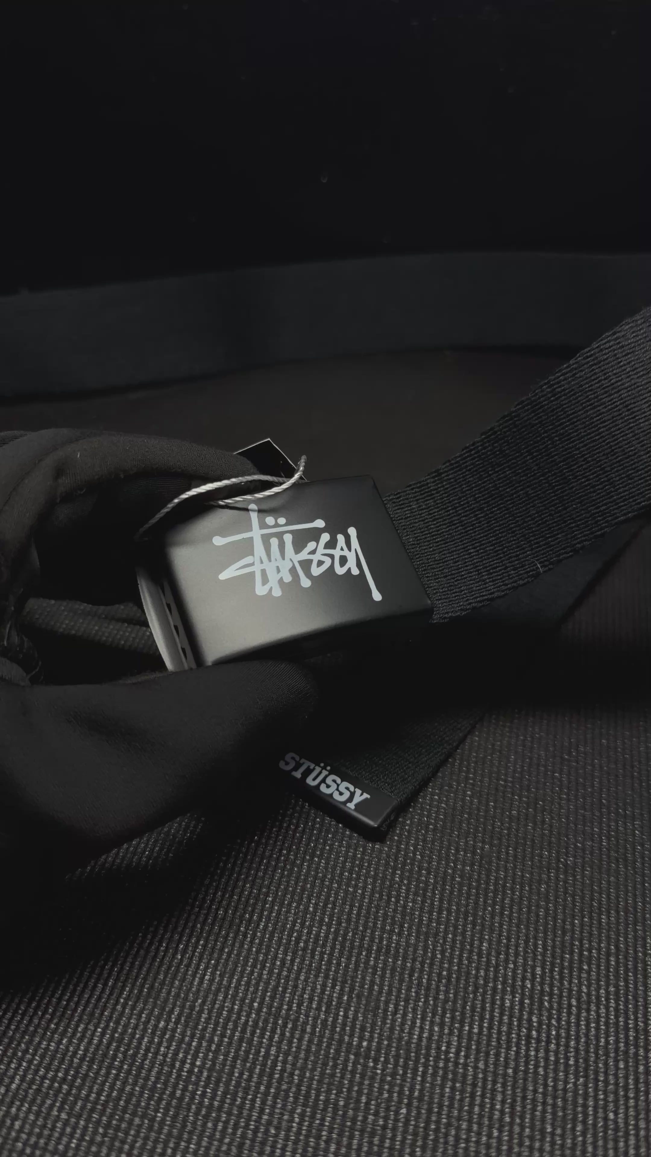 STUSSY cincho negro