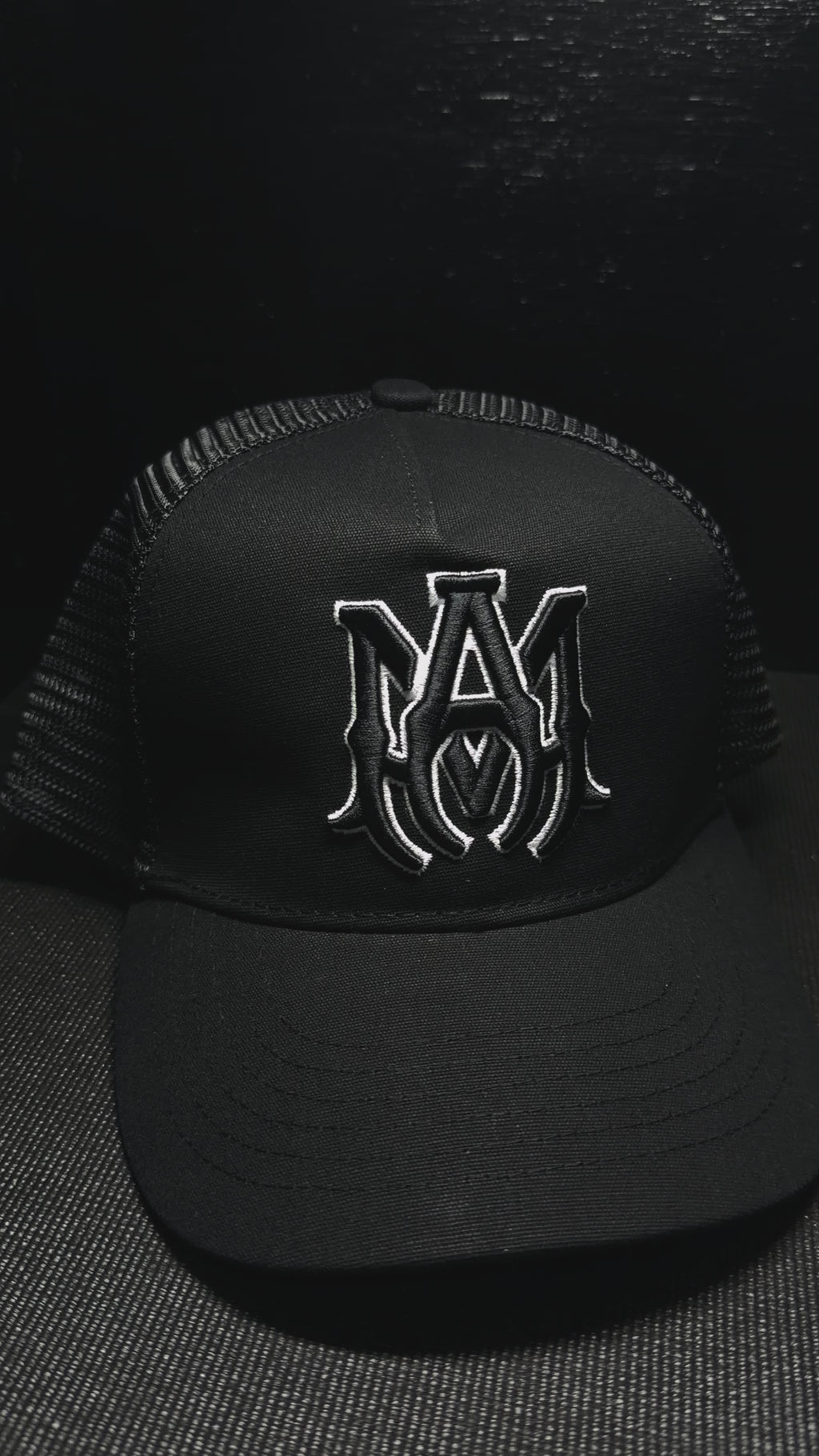 AMIRI LOGO Gorra negra