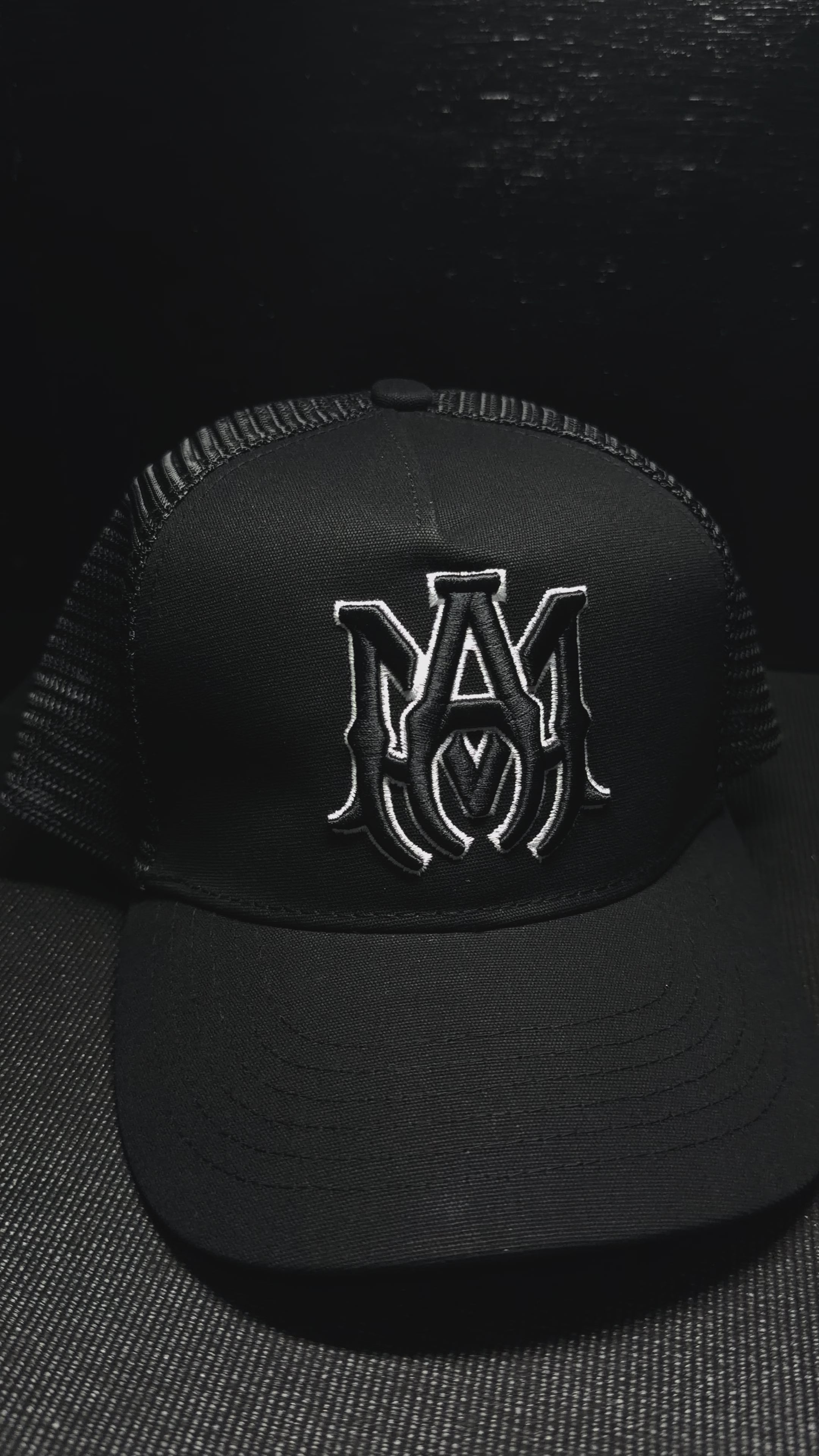 AMIRI LOGO Gorra negra