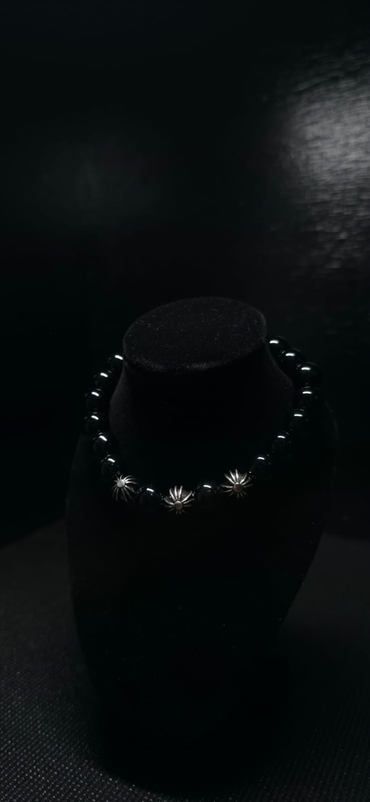 CHROME HEARTS pulsera negra