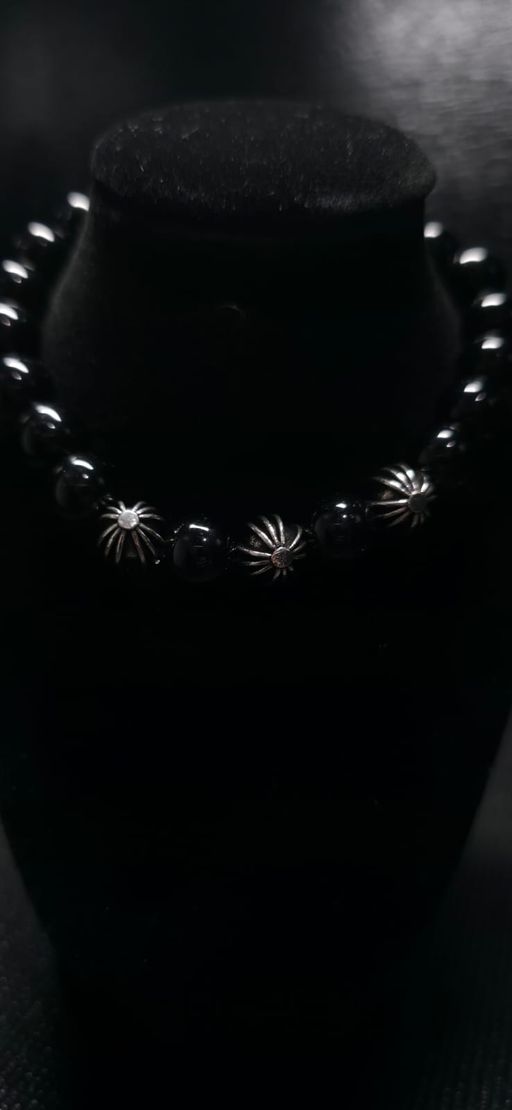 CHROME HEARTS pulsera negra
