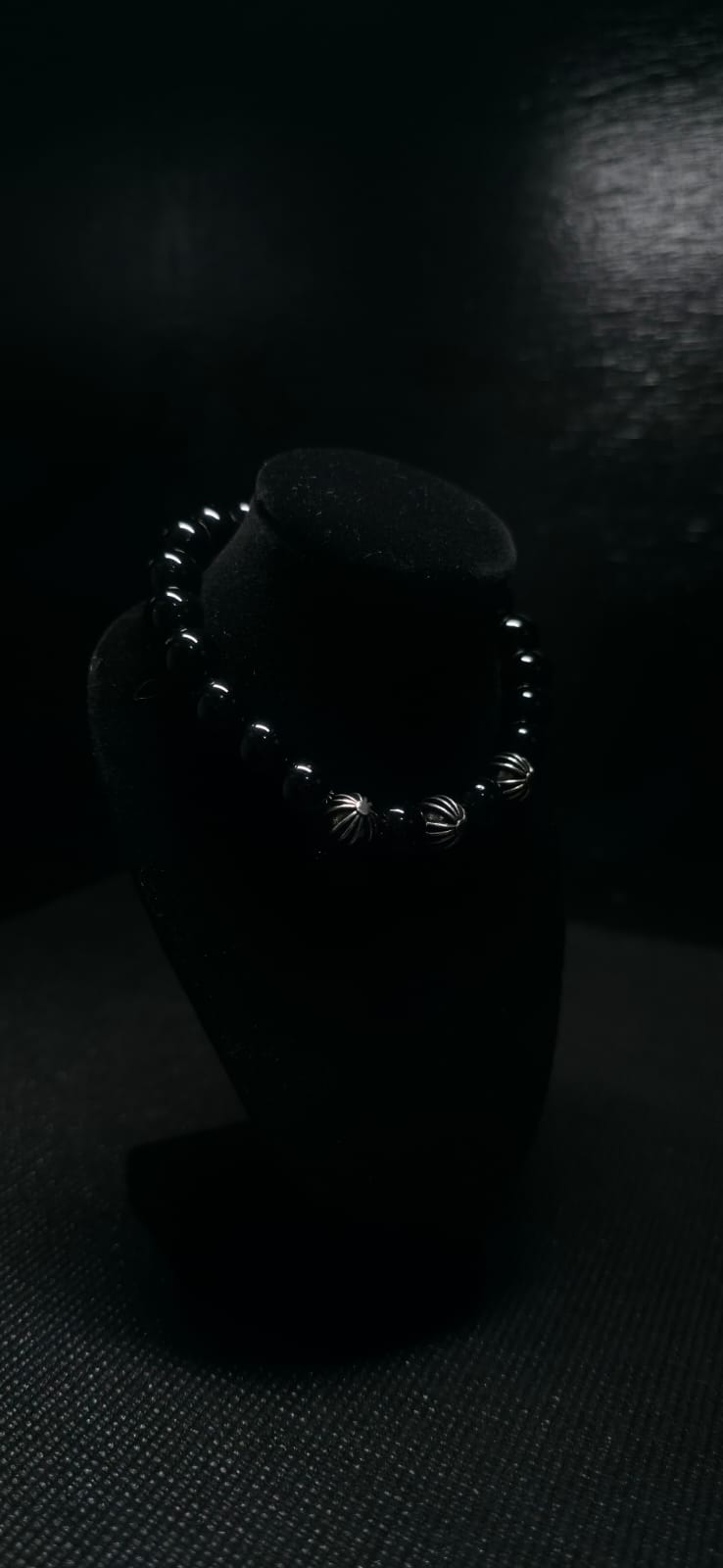 CHROME HEARTS pulsera negra